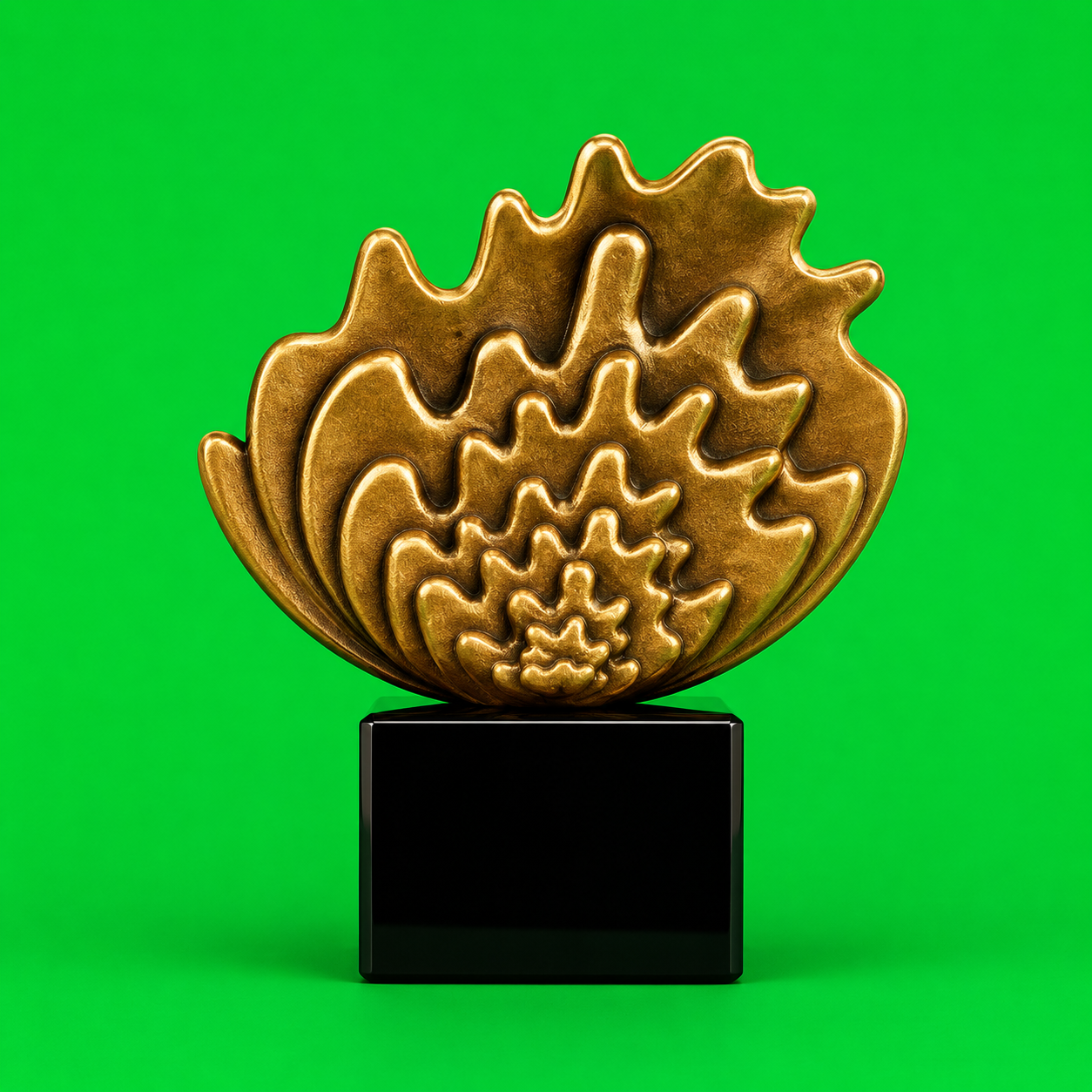 Imagem de referência do troféu enviada pelo cliente