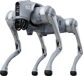 Titan Cachorro Robô, robô quadrúpede prateado